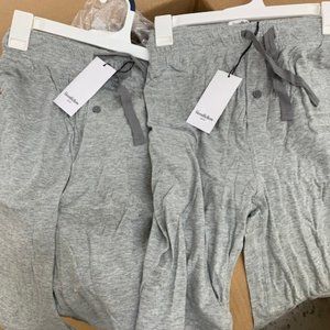 NWT 2 for $10 Men's Heather Grey Sleep  Shorts Size L
